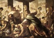 GIORDANO, Luca Christ Cleansing the Temple dh oil painting picture wholesale